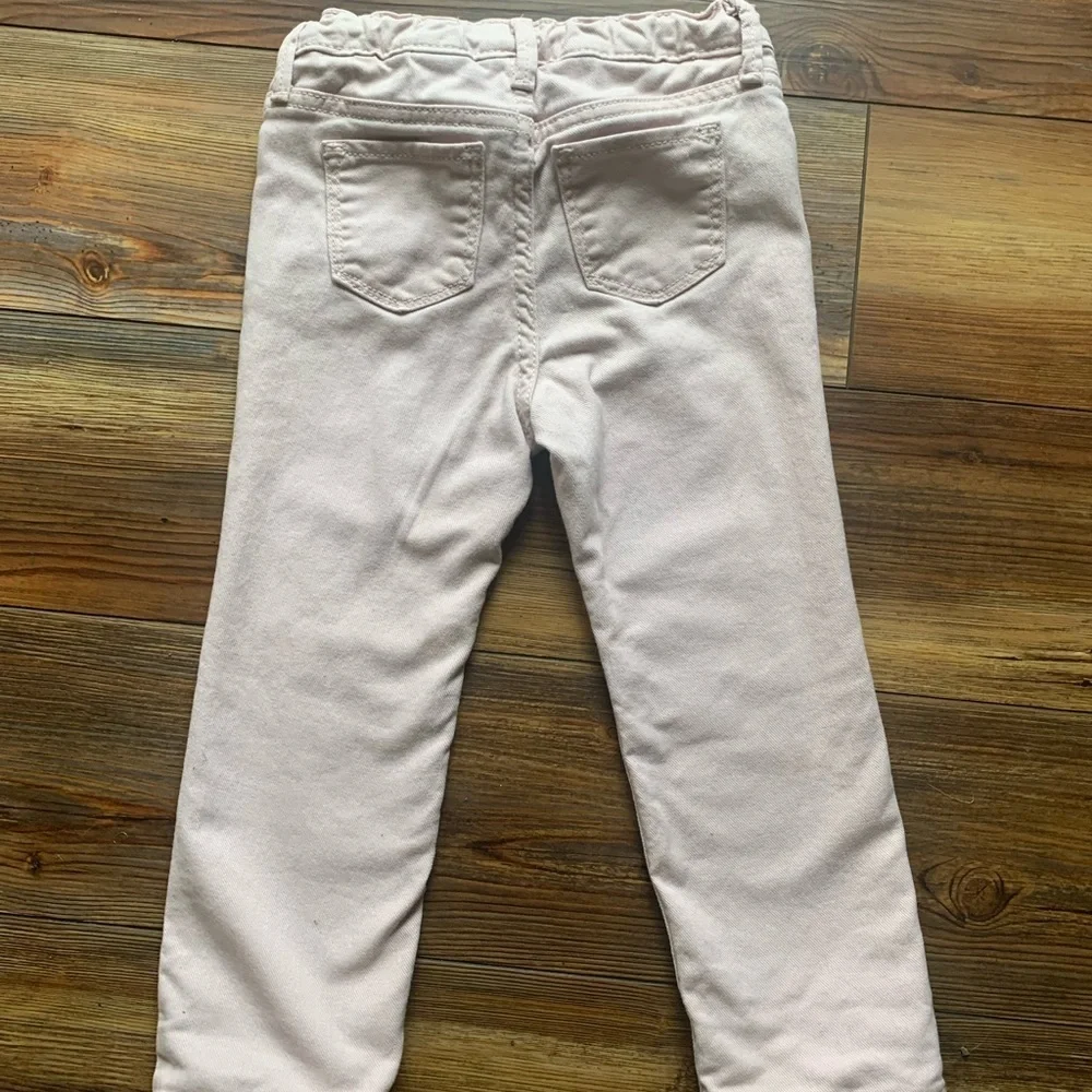 Baby Gap Gray Insulated Lined Pink Denim Jeans Size 3 Yrs